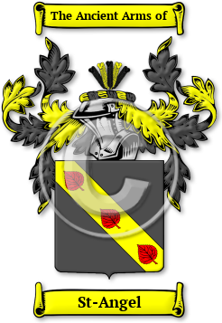 St-Angel Family Crest Download (jpg) Legacy Series - 150 DPI