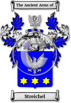 Streichel Family Crest Download (jpg) Legacy Series - 150 DPI