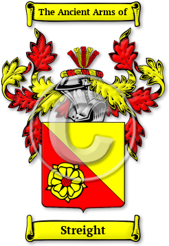Streight Family Crest Download (jpg) Legacy Series - 150 DPI