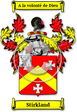 Stirkland Family Crest Download (jpg) Legacy Series - 150 DPI
