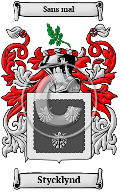 Stycklynd Family Crest/Coat of Arms