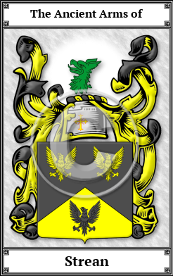 Strean Family Crest Download (JPG) Book Plated - 600 DPI