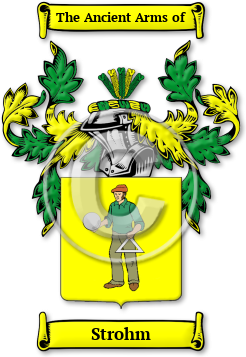 Strohm Family Crest Download (jpg) Legacy Series - 150 DPI