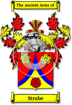 Strube Family Crest Download (jpg) Legacy Series - 150 DPI