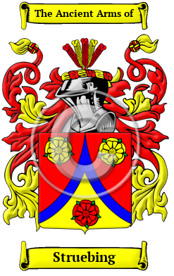 Struebing Family Crest/Coat of Arms