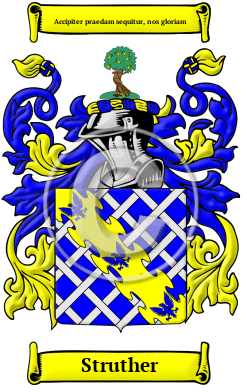 Struther Family Crest Download (JPG) Heritage Series - 600 DPI