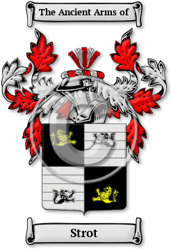 Strot Family Crest Download (jpg) Legacy Series - 150 DPI