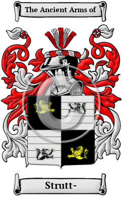 Strutt- Family Crest Download (JPG) Heritage Series - 300 DPI