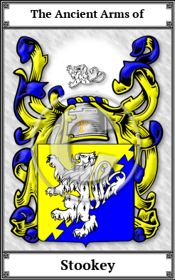Stookey Family Crest Download (JPG)  Book Plated - 150 DPI