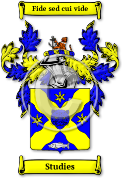 Studies Family Crest Download (JPG) Legacy Series - 600 DPI