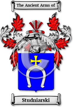Studniarski Family Crest Download (jpg) Legacy Series - 150 DPI