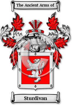 Sturdivan Family Crest Download (jpg) Legacy Series - 150 DPI