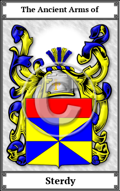 Sterdy Family Crest Download (JPG)  Book Plated - 150 DPI