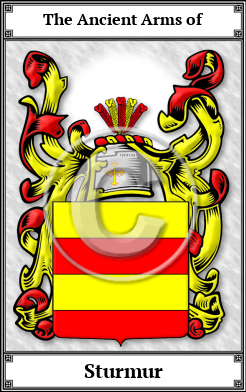 Sturmur Family Crest Download (JPG) Book Plated - 600 DPI