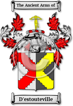 D'estouteville Family Crest Download (jpg) Legacy Series - 150 DPI