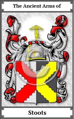 Stoots Family Crest Download (JPG)  Book Plated - 150 DPI