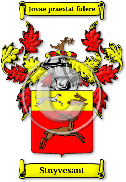 Stuyvesant Family Crest Download (jpg) Legacy Series - 150 DPI