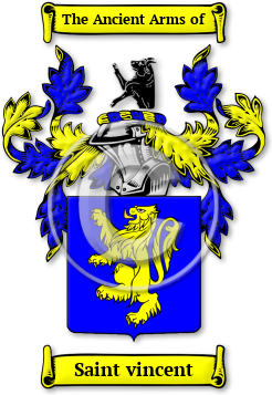 Saint vincent Family Crest Download (JPG) Legacy Series - 600 DPI