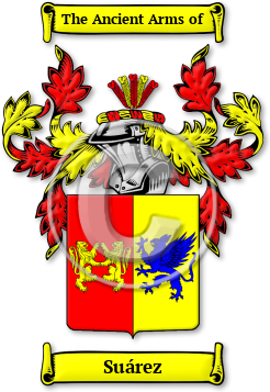Suárez Family Crest Download (jpg) Legacy Series - 150 DPI