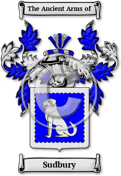 Sudbury Family Crest Download (jpg) Legacy Series - 150 DPI