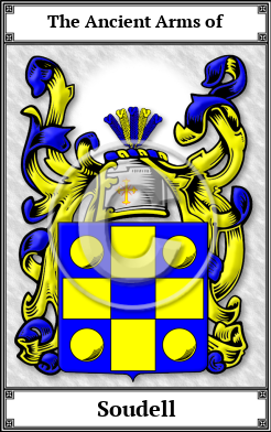 Soudell Family Crest Download (JPG)  Book Plated - 150 DPI