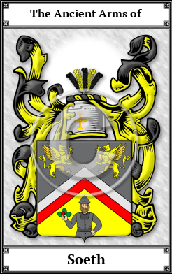 Soeth Family Crest Download (JPG) Book Plated - 600 DPI
