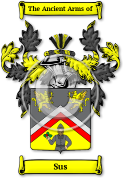 Sus Family Crest Download (jpg) Legacy Series - 150 DPI