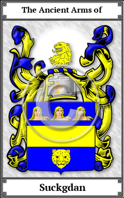Suckgdan Family Crest Download (JPG)  Book Plated - 150 DPI