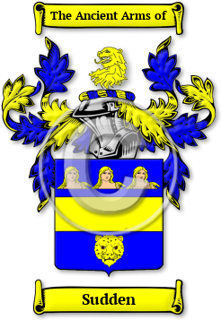 Sudden Family Crest Download (jpg) Legacy Series - 150 DPI