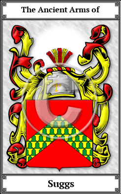 Suggs Family Crest Download (JPG) Book Plated - 600 DPI