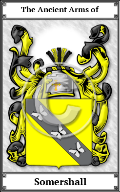 Somershall Family Crest Download (JPG) Book Plated - 600 DPI