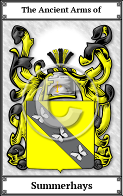 Summerhays Family Crest Download (JPG) Book Plated - 600 DPI
