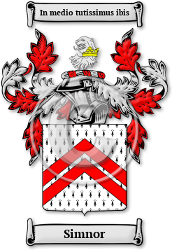 Simnor Family Crest Download (jpg) Legacy Series - 150 DPI