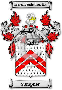 Sumpner Family Crest Download (jpg) Legacy Series - 150 DPI