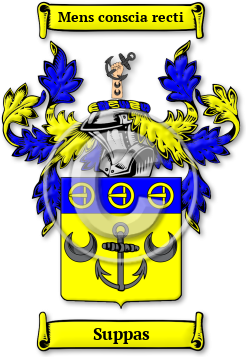 Suppas Family Crest Download (jpg) Legacy Series - 150 DPI