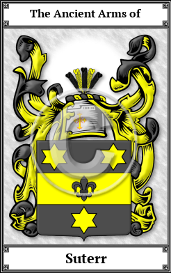 Suterr Family Crest Download (JPG)  Book Plated - 150 DPI