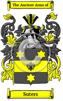 Suters Family Crest/Coat of Arms