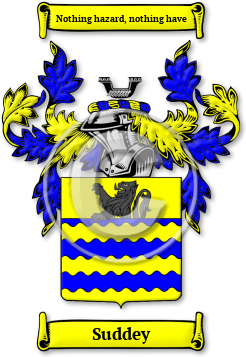Suddey Family Crest Download (JPG) Legacy Series - 600 DPI