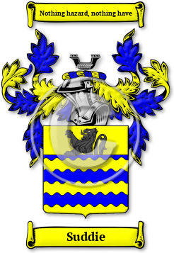 Suddie Family Crest Download (jpg) Legacy Series - 150 DPI
