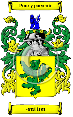 -sutton Family Crest Download (JPG) Heritage Series - 300 DPI