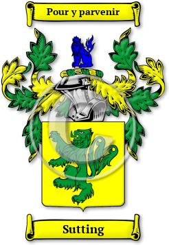 Sutting Family Crest Download (jpg) Legacy Series - 150 DPI