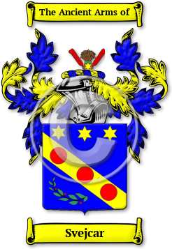 Svejcar Family Crest Download (jpg) Legacy Series - 150 DPI