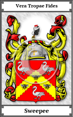 Sweepee Family Crest Download (JPG)  Book Plated - 150 DPI