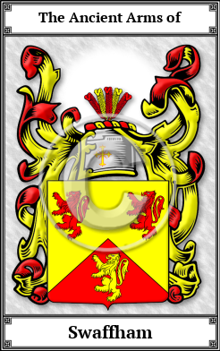 Swaffham Family Crest Download (JPG)  Book Plated - 150 DPI