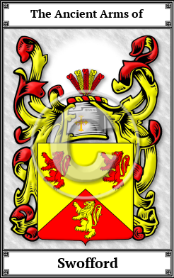 Swofford Family Crest Download (JPG)  Book Plated - 150 DPI