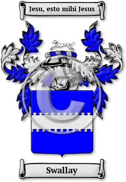 Swallay Family Crest Download (jpg) Legacy Series - 150 DPI