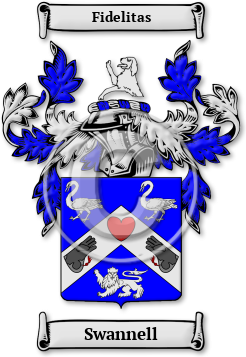 Swannell Family Crest Download (jpg) Legacy Series - 150 DPI
