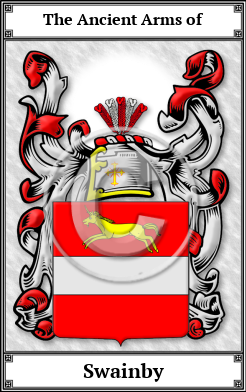 Swainby Family Crest Download (JPG)  Book Plated - 150 DPI