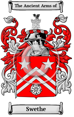Swethe Family Crest/Coat of Arms
