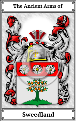 Sweedland Family Crest Download (JPG)  Book Plated - 150 DPI